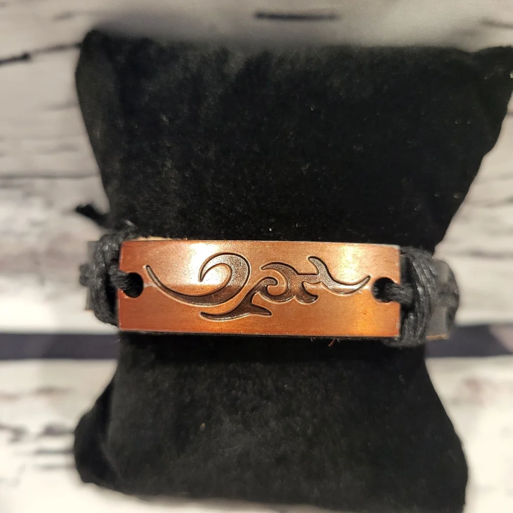 New Unisex Handmade Leather Bracelets - Picture 3 of 4